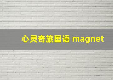 心灵奇旅国语 magnet